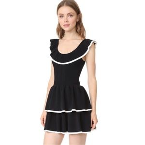 Alice McCall Kiss It Better Black and White Sweater Dress Size 2